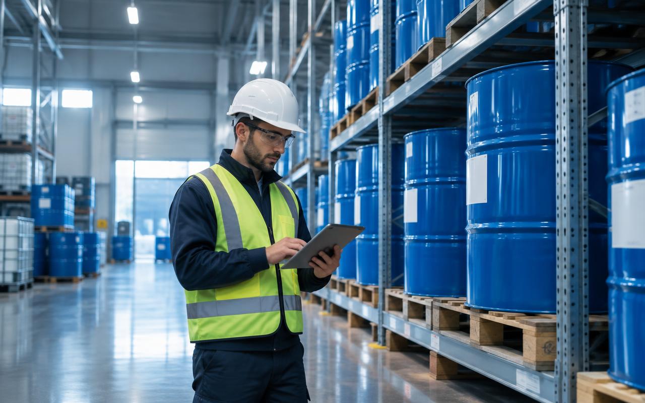 Concept imagery for chemicals distribution